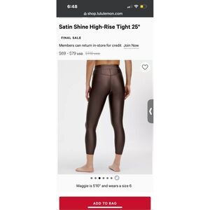 Lululemon leggings size 0 nwt